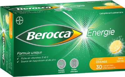 Berocca Energie Comprimé Effervescent - bt 30