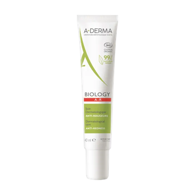 Image A-DERMA — BIOLOGY AR SOIN DERMATOLOGIQUE ANTI-ROUGEURS — Crème anti-rougeurs visage — BIOLOGY 40 ml