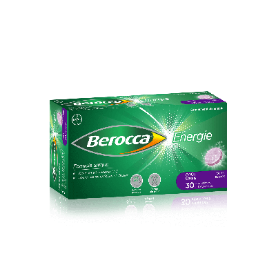 Berocca Energie Goût Cassis - 30 comprimés effervescents