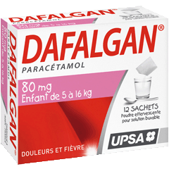 DAFALGAN 80MG SACHET 12