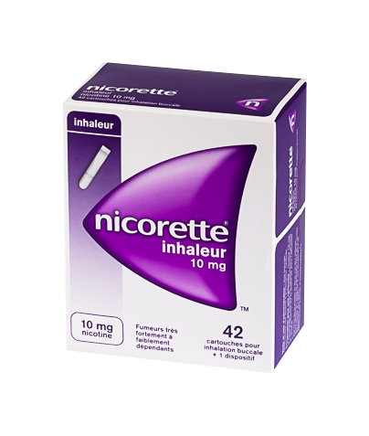 Image NICORETTE 10MG 42 INHALEURS