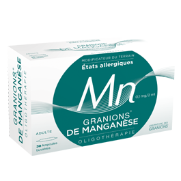 Image GRANIONS MANGANESE AMPOULE BUVABLE 2ML X30