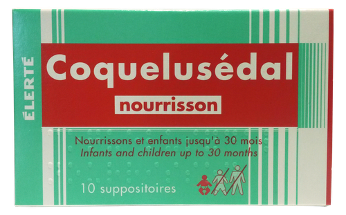 Image COQUELUSEDAL NOURRISSON SUPPOSITOIRE 10