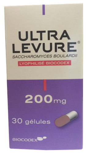 Image ULTRA LEVURE 200MG FLACON DE GÉLULE 30