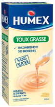 Image HUMEX 5% EXPECTORANT CARBOCYSTÉINE ADULTE SOLUTION SANS SUCRE 250ML