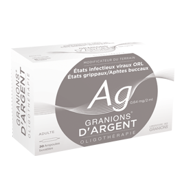 Image GRANIONS ARGENT AMPOULE BUVABLE 2ML X30