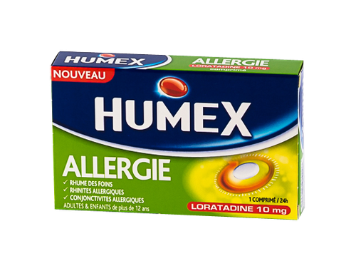 Image HUMEX ALLERGIE LORATADINE 10MG 7 COMPRIMES