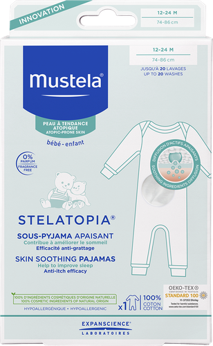 Mustela Sous pyjama apaisant 1 sous pyjama 12-24 mois