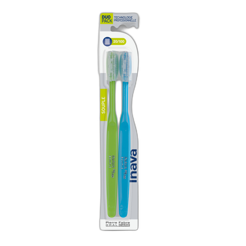 Image Pierre Fabre Oral Care - Inava - Brosse à dents 20/ 100ème Offre spéciale duo